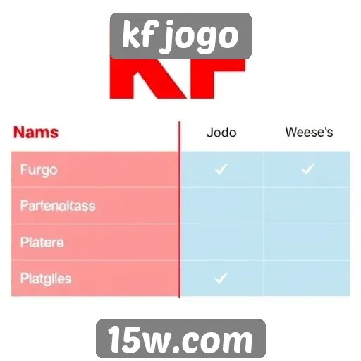 Comparação entre kf jogo e outras plataformas de jogos